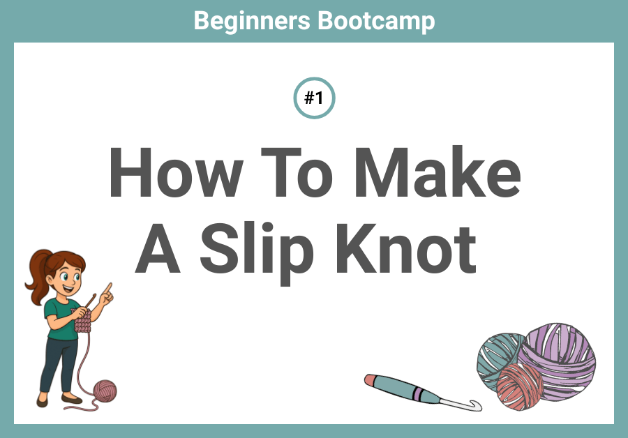How to Make a Slip Knot for Crochet (Beginner Step-by-Step Guide)