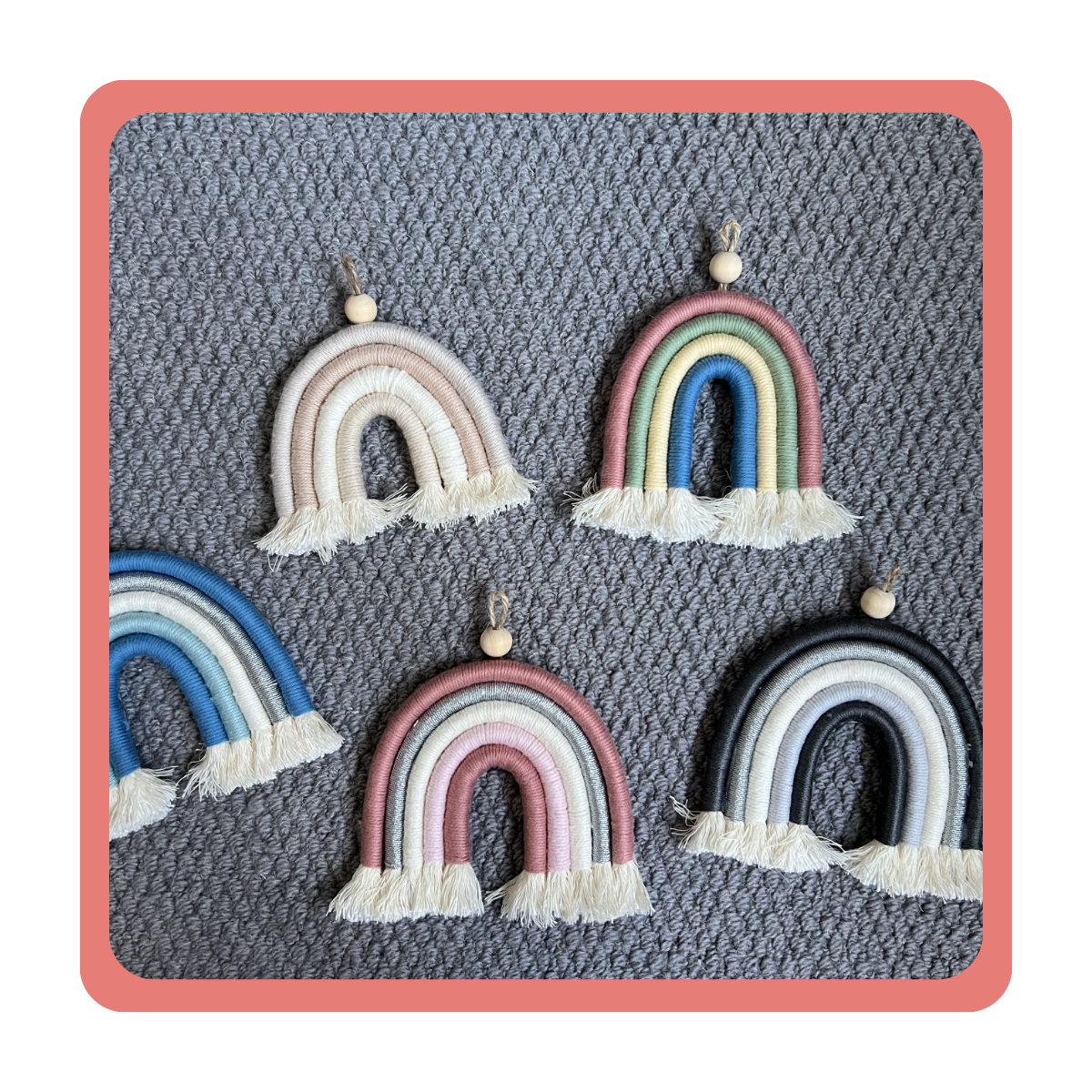 Beginner crochet coaster pattern by Crochet Clare, simple square coaster made with basic stitches