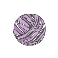 ball of yarn used for beginner crochet projects